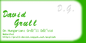 david grull business card